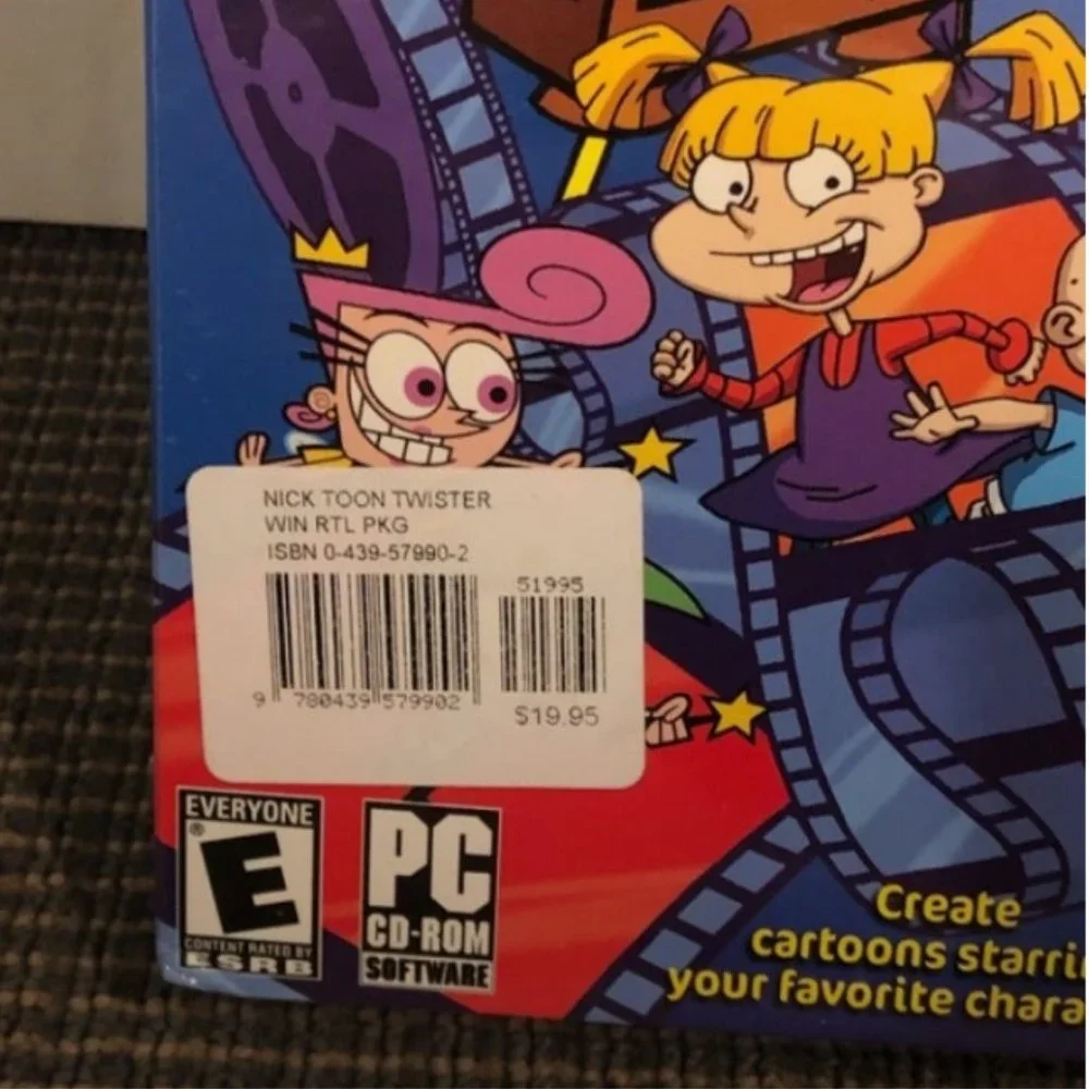 NICKELODEON TOON TWISTER 3D. NEW IN BOX. NEVER OPENED & ORIGINAL PLASTIC